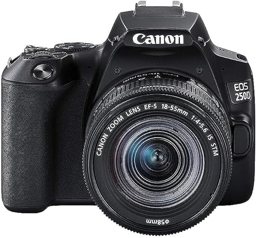Canon EOS 250D + Canon EF-s 18-55mm f/4-5.6 IS STM Lens - Black